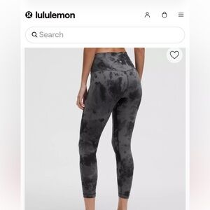 lululemon athletica Align 25’ Marble Leggings